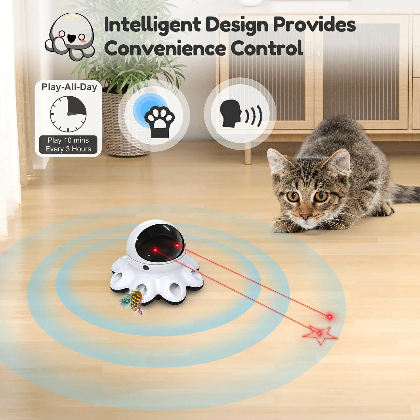 2-in-1 Cat Laser Toys