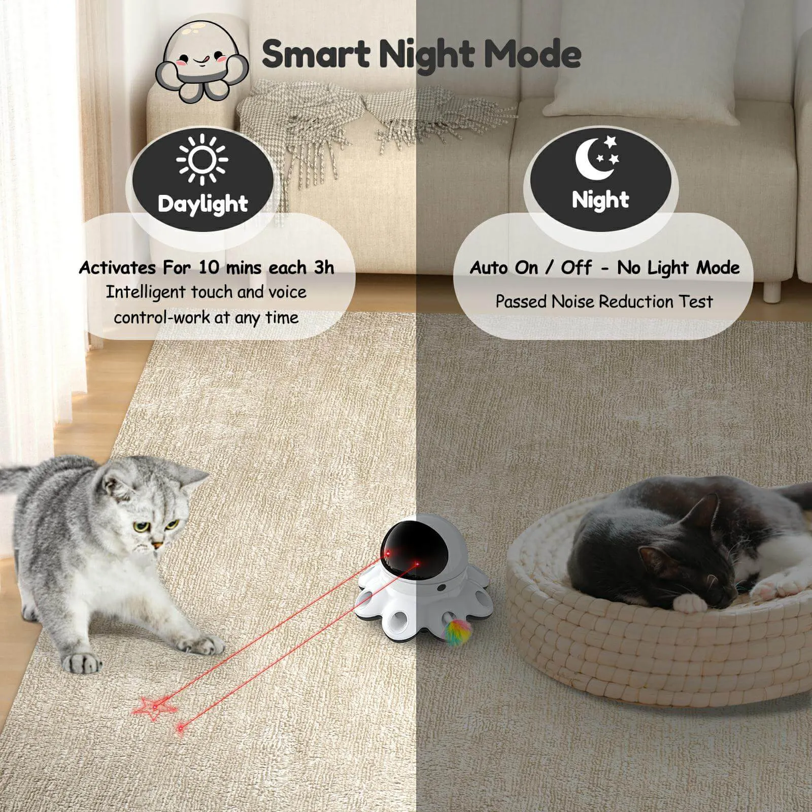 2-in-1 Cat Laser Toys