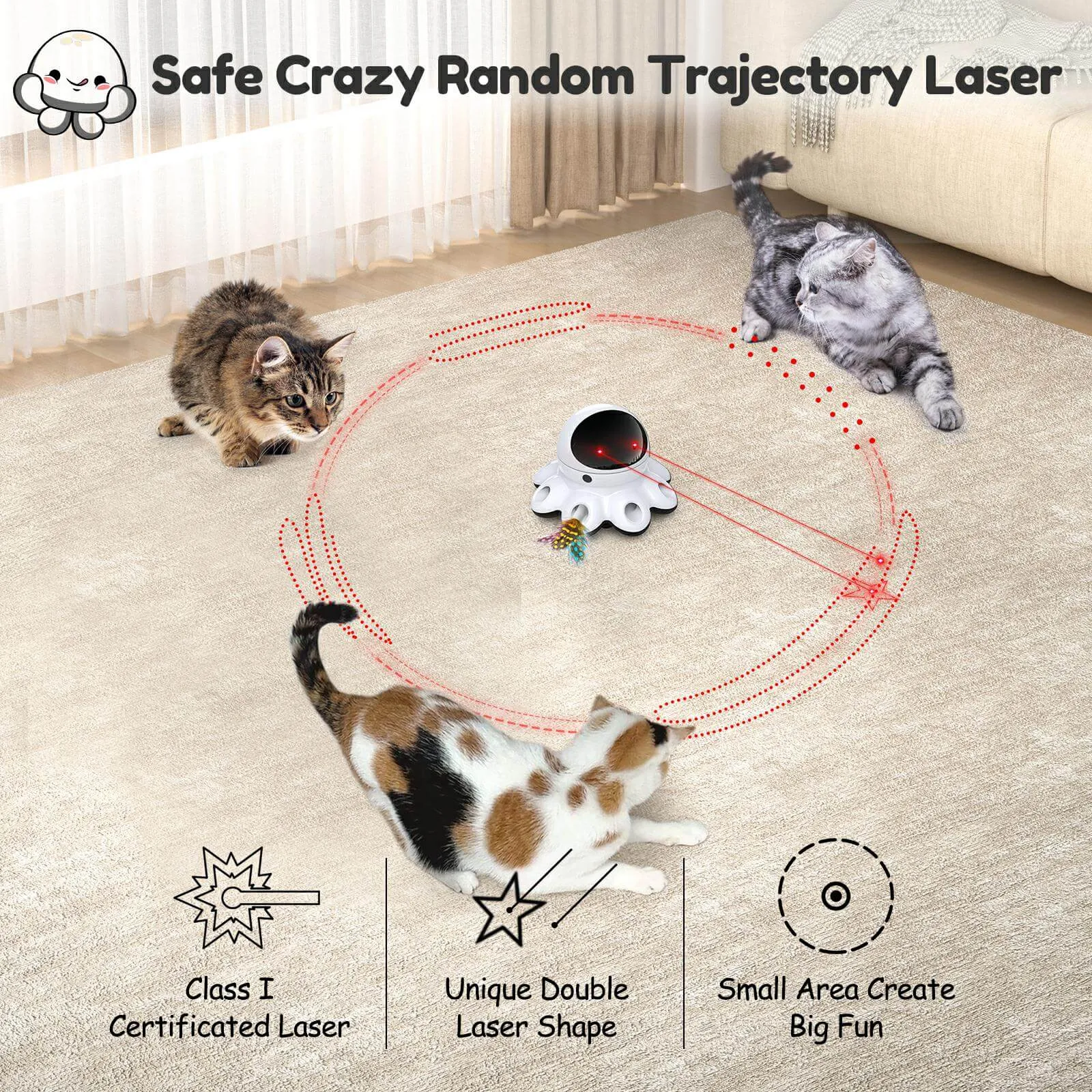 2-in-1 Cat Laser Toys
