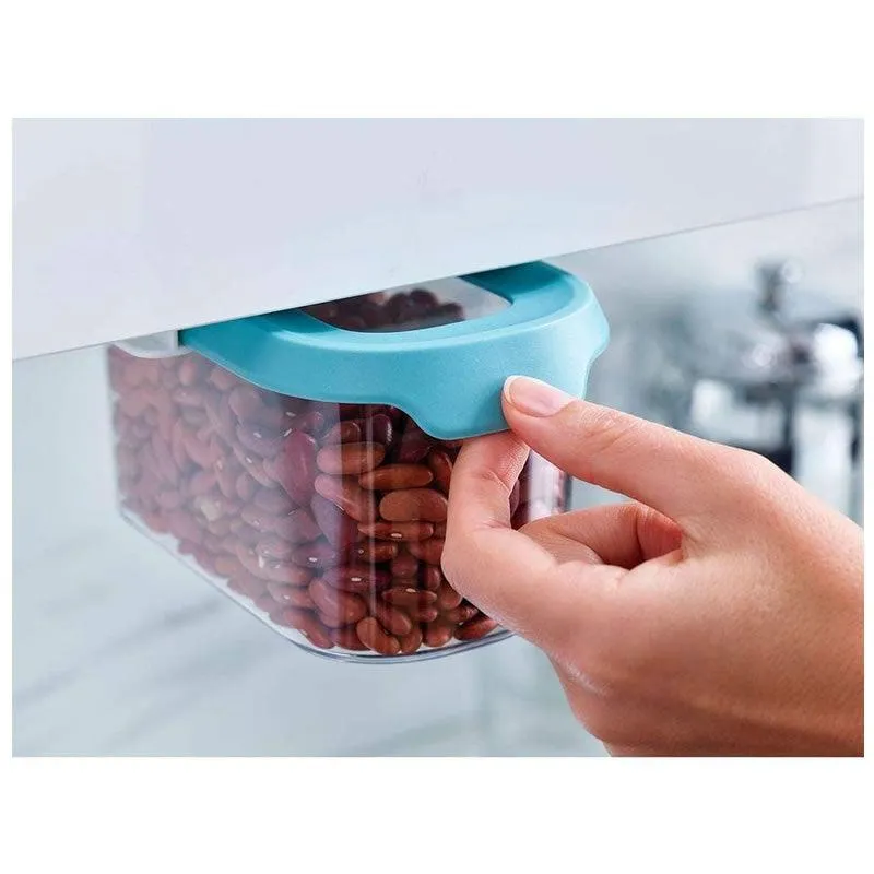 3 Pieces 900Ml Airtight Under Shelf Container Ie-1