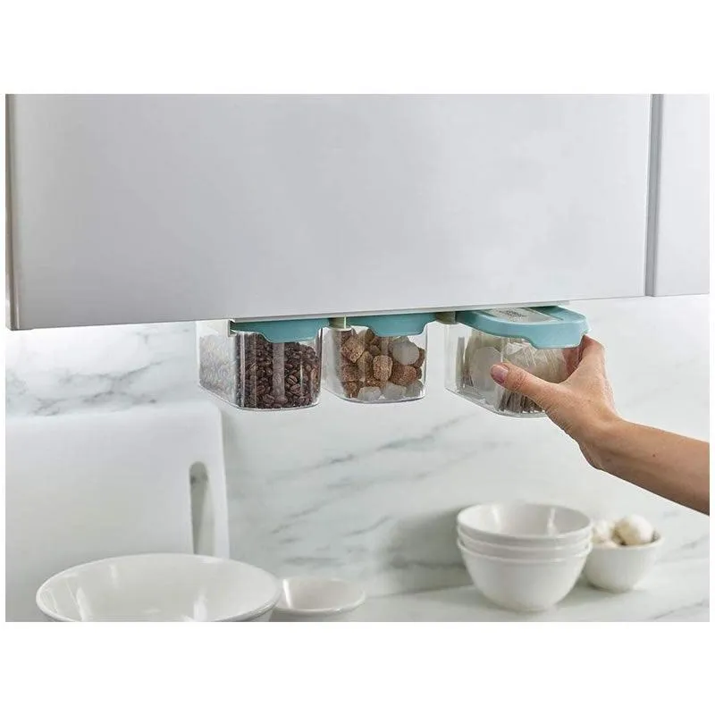 3 Pieces 900Ml Airtight Under Shelf Container Ie-1