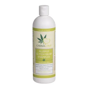 CannaLove Allergy & Itch Relief Hemp Infused Dog Shampoo - 16 Oz