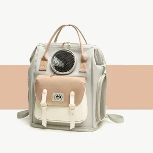 Cat Purse For Outdoor Large Portable Oxford Pet Carrier Backpack