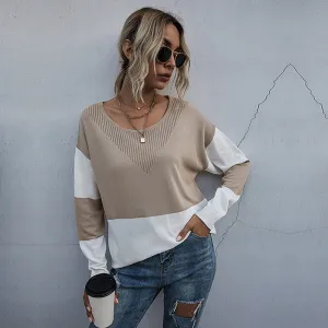 Cecelia Women's Casual See-Through Mesh Knitted Sweater