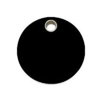 Circle Flat Plastic Pet ID Tag