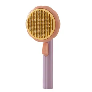 Deshedding Pet Brush in Purple