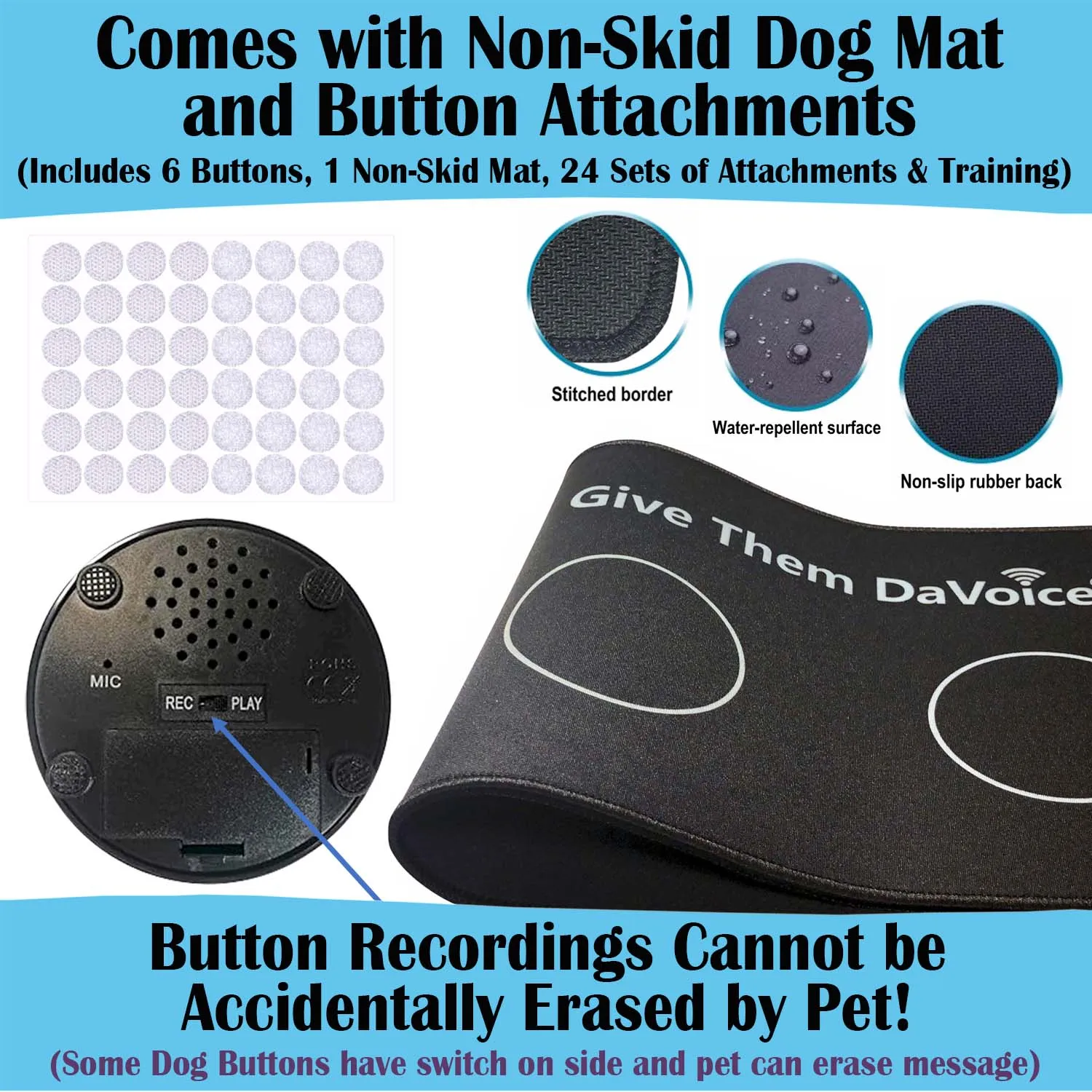 Dog Buttons for Communication, Dog Talking Button Set Dogs Pets Cats