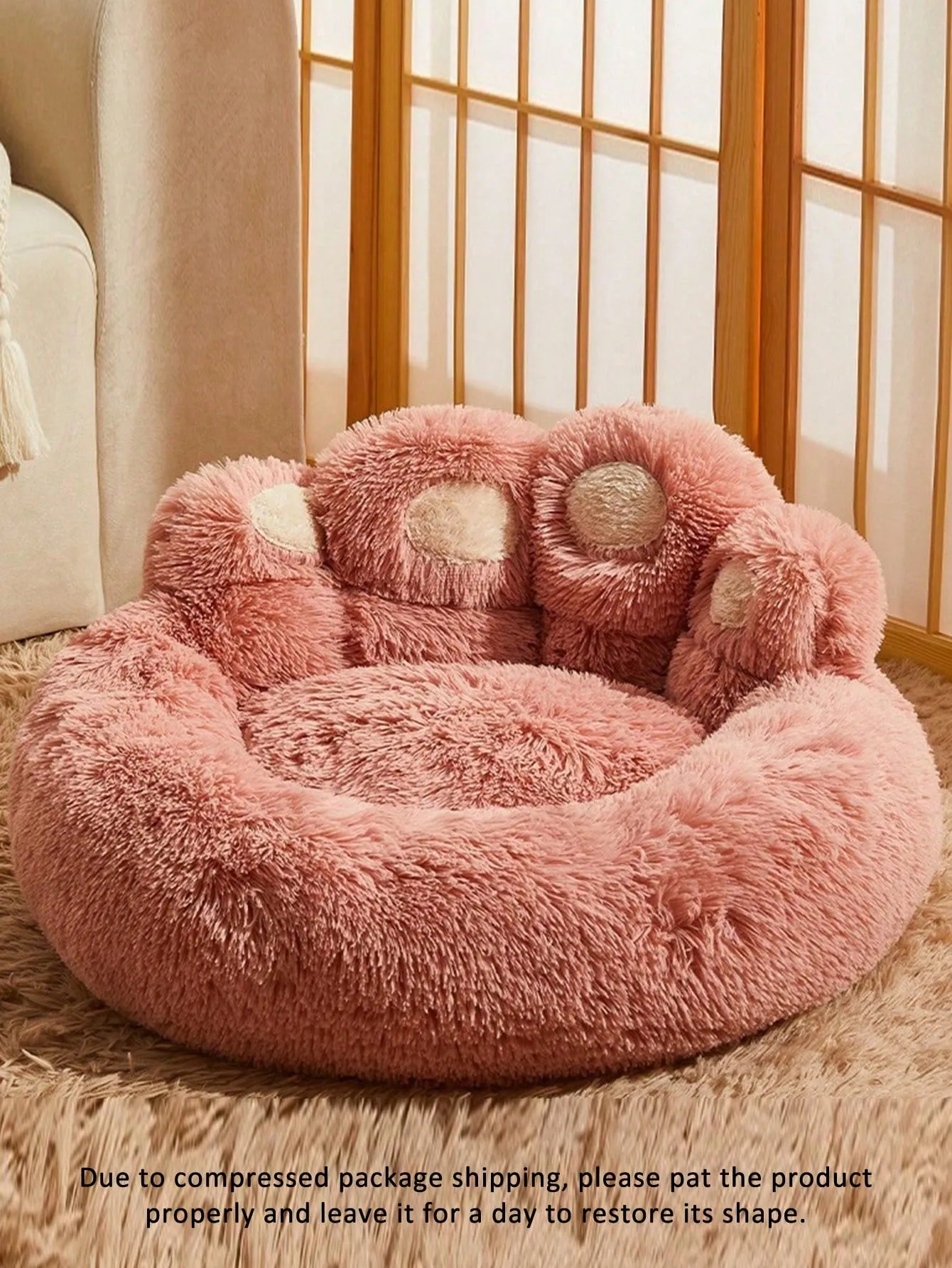 Dog House Bed With Plush Sofa Sleeping Mat