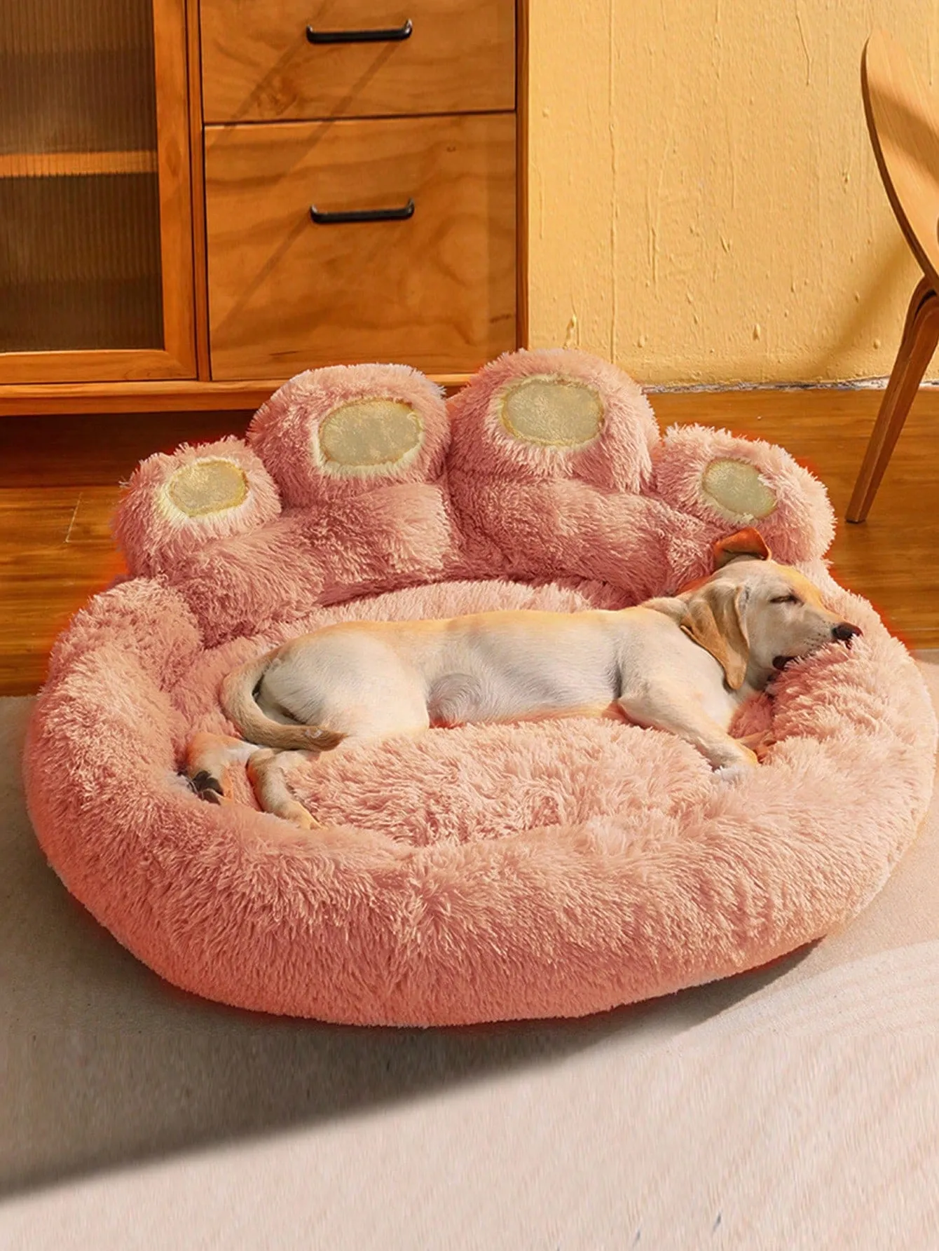 Dog House Bed With Plush Sofa Sleeping Mat