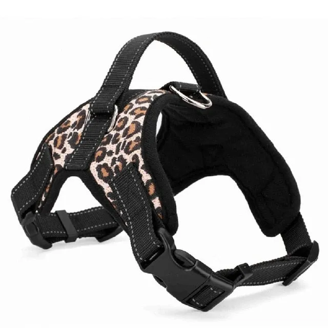 Dog Nylon Harness Padded Vest Collar