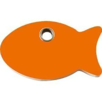 Fish Flat Plastic Pet ID Tag