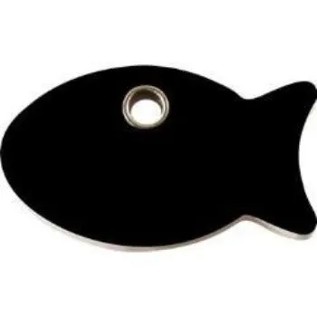 Fish Flat Plastic Pet ID Tag