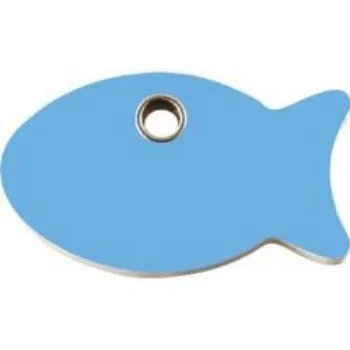 Fish Flat Plastic Pet ID Tag
