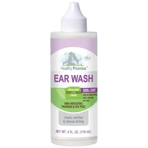 Four Paws Healthy Promise Pet Ear Wash for Dogs and Cats 4 Ounce
