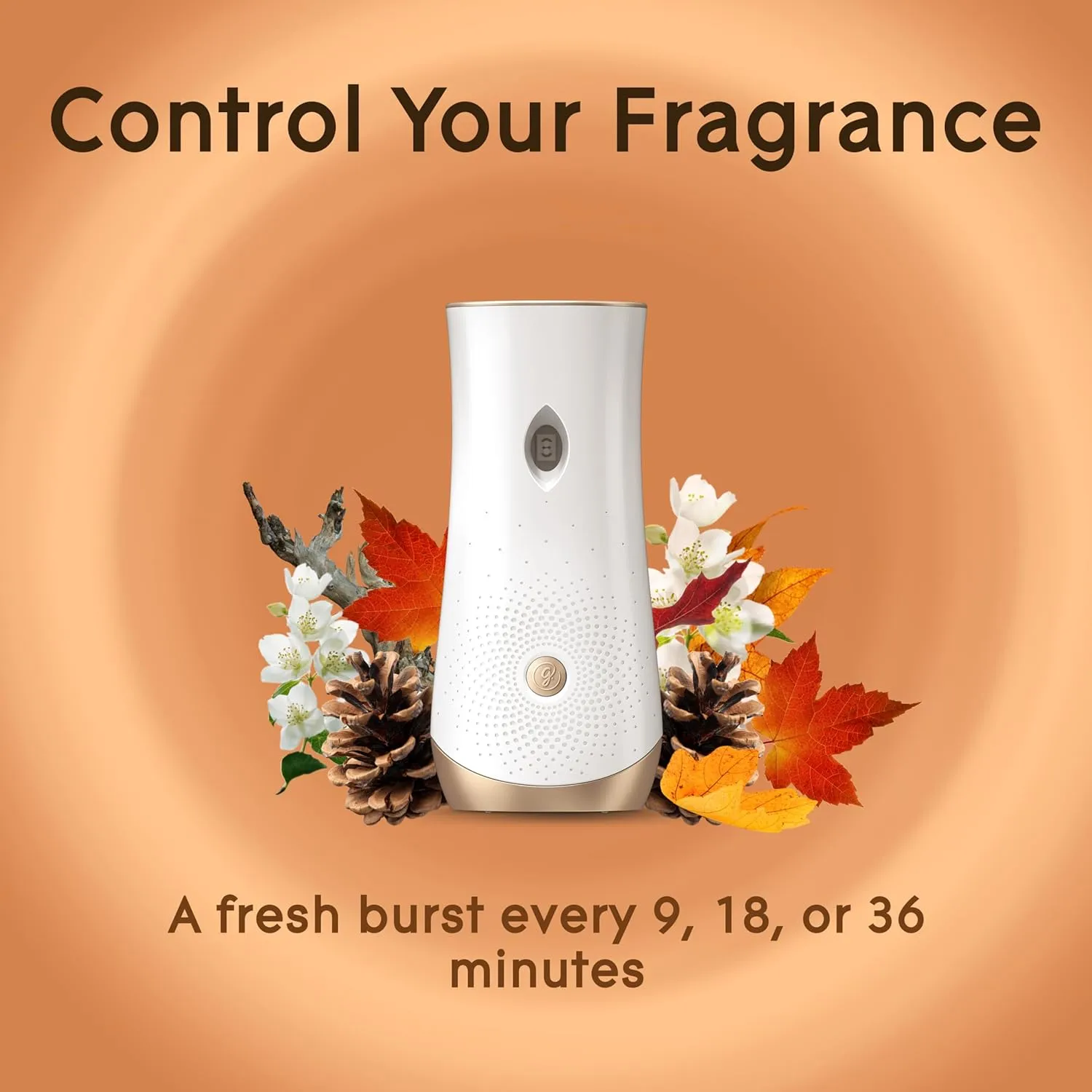 Glade Automatic Spray Refill, Air Freshener for Home and Bathroom, Cashmere Woods, 6.2 Oz, 3 Count