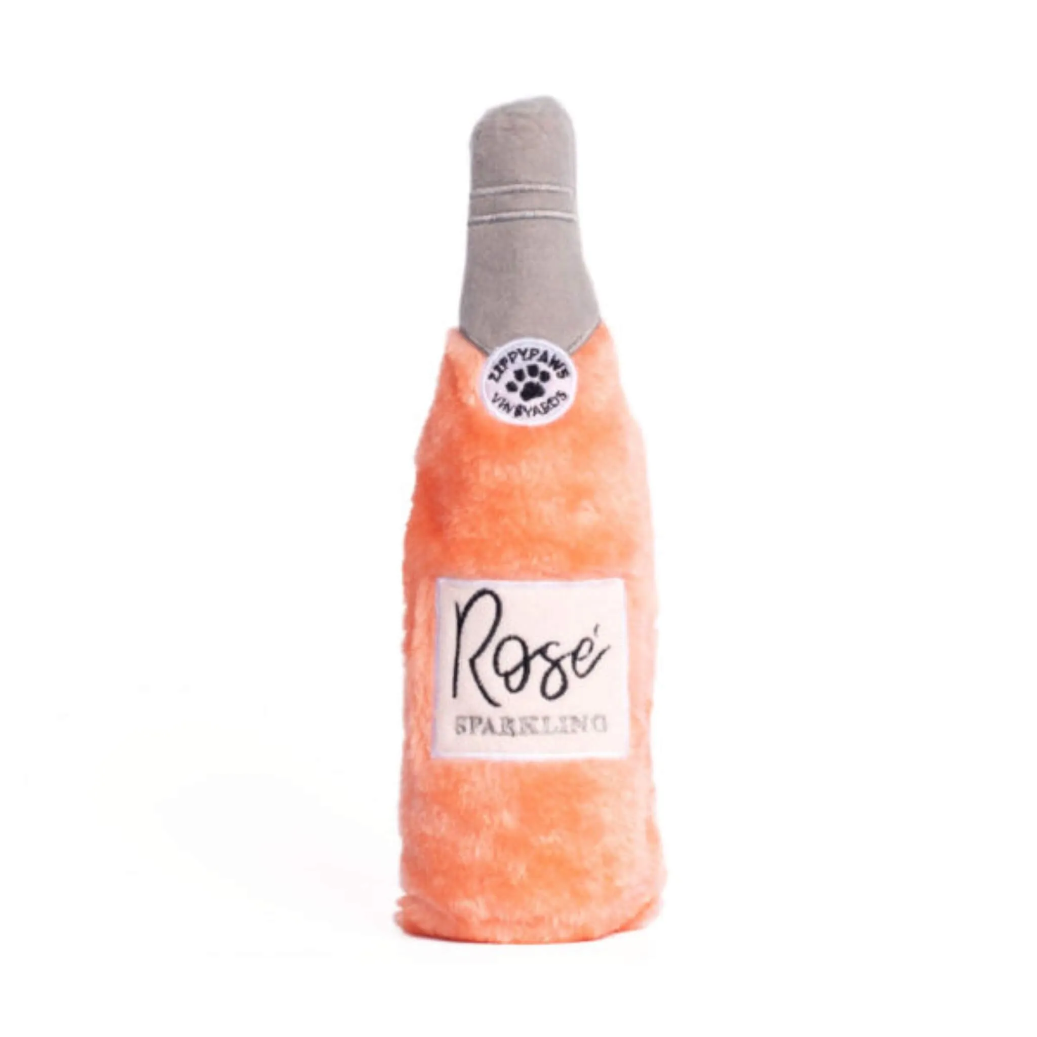 Happy Hour Crusherz Plush Dog Toy - Rose