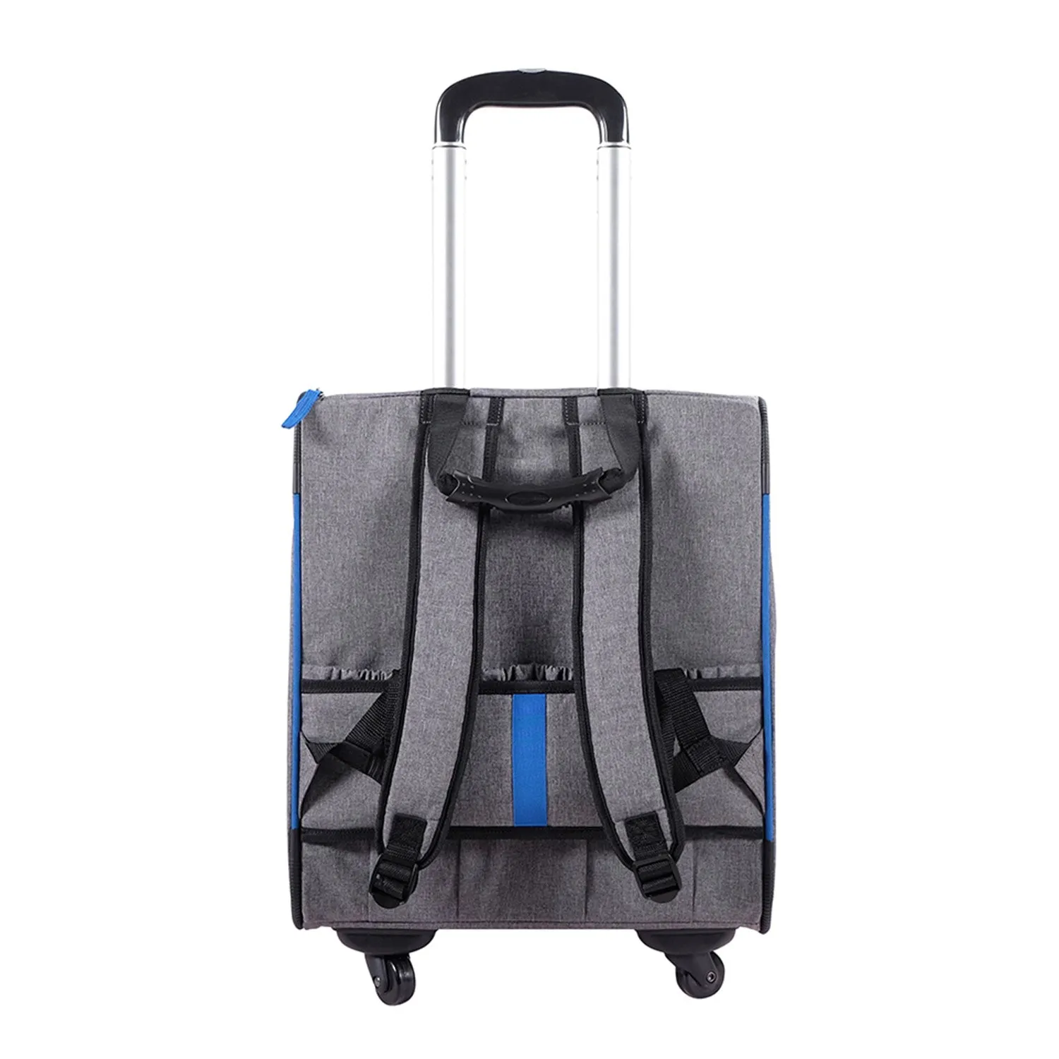 Ibiyaya New Liso Backpack Parallel Pet Trolley Slate / Sapphire