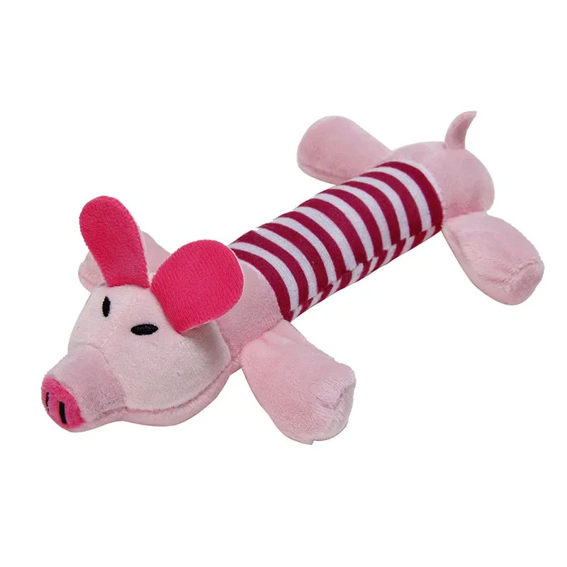 Interactive Plush Squeaky Dog Toy for Small Dogs