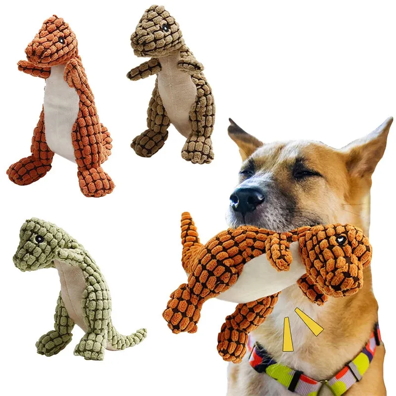 Interactive Plush Squeaky Dog Toy for Small Dogs