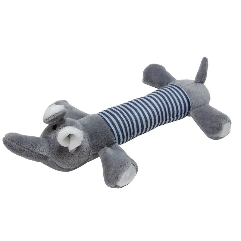 Interactive Plush Squeaky Dog Toy for Small Dogs