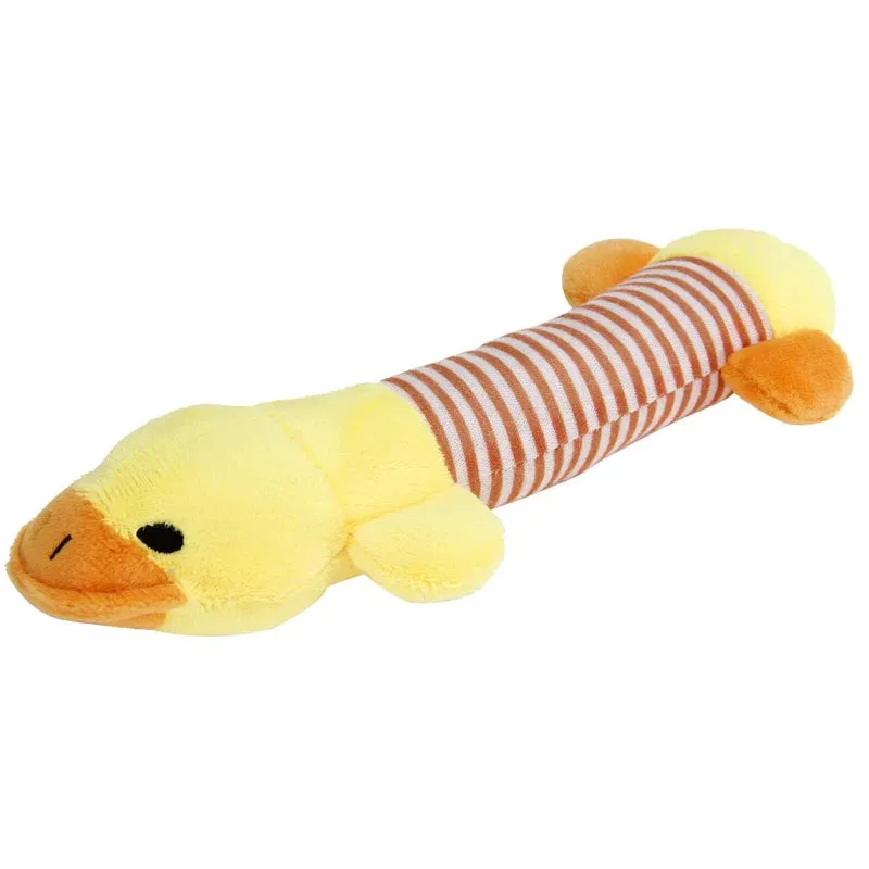 Interactive Plush Squeaky Dog Toy for Small Dogs