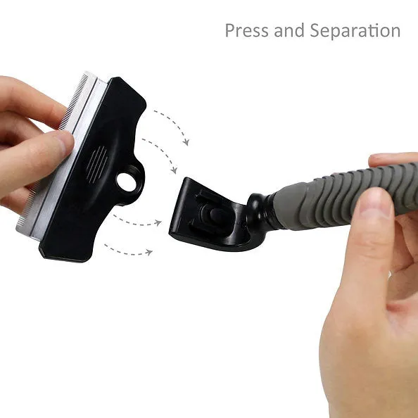Jespet Professional Pet Grooming Tool & Dog Smooths Deshedding Brush