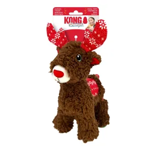 KONG Christmas Sherps Reindeer Medium Soft Dog Toy