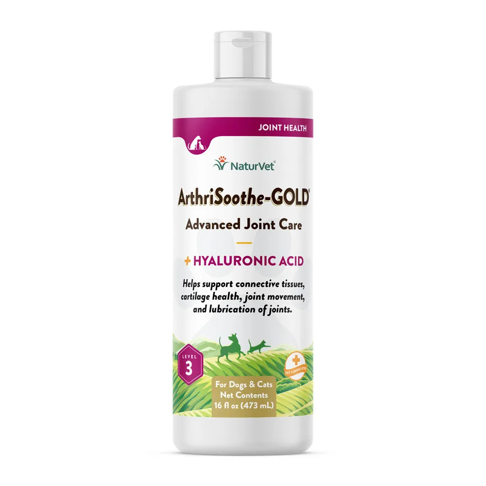 NaturVet Arthrisoothe-Gold Advanced Joint Care Liquid 16oz