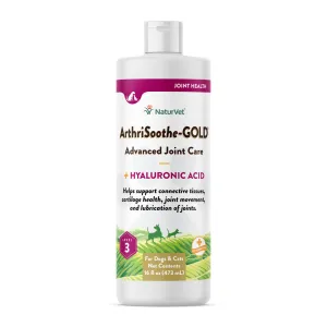 NaturVet Arthrisoothe-Gold Advanced Joint Care Liquid 16oz