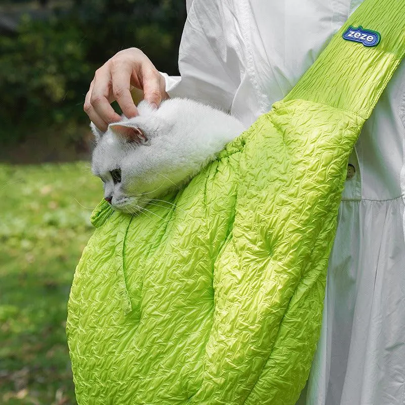 Outdoor Adventure Pet Carrier: Portable Backpack For Small Dogs And Cats by Dog Hugs Cat