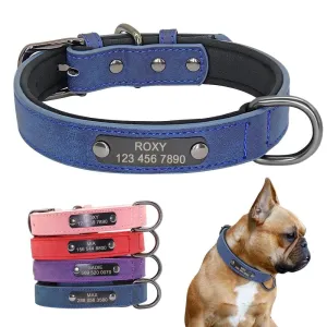 Personalized Leather Pet Collar