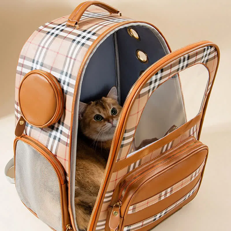 Pet Carrier Backpack for Dogs Cats Puppies with Ventilated Design Waterproof