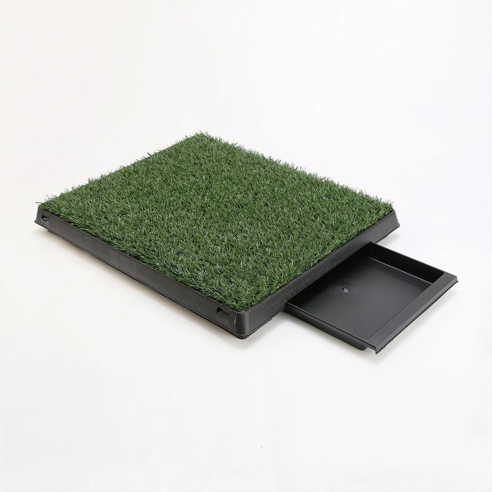 Pet Dog Potty Tray Training Toilet   1 Grass Mat 63cm x 50cm