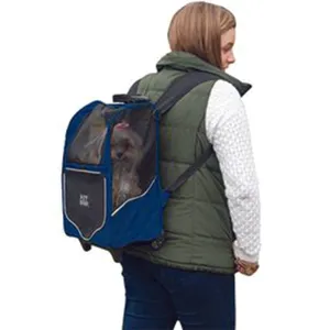 Pet Gear, I-GO2 (Sport) 5-in-1 Pet Carrier [Backpack/Tote/Roller Bag/Car Seat], Misty Blue