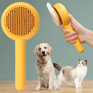 Pet Self Cleaning Slicker Brush