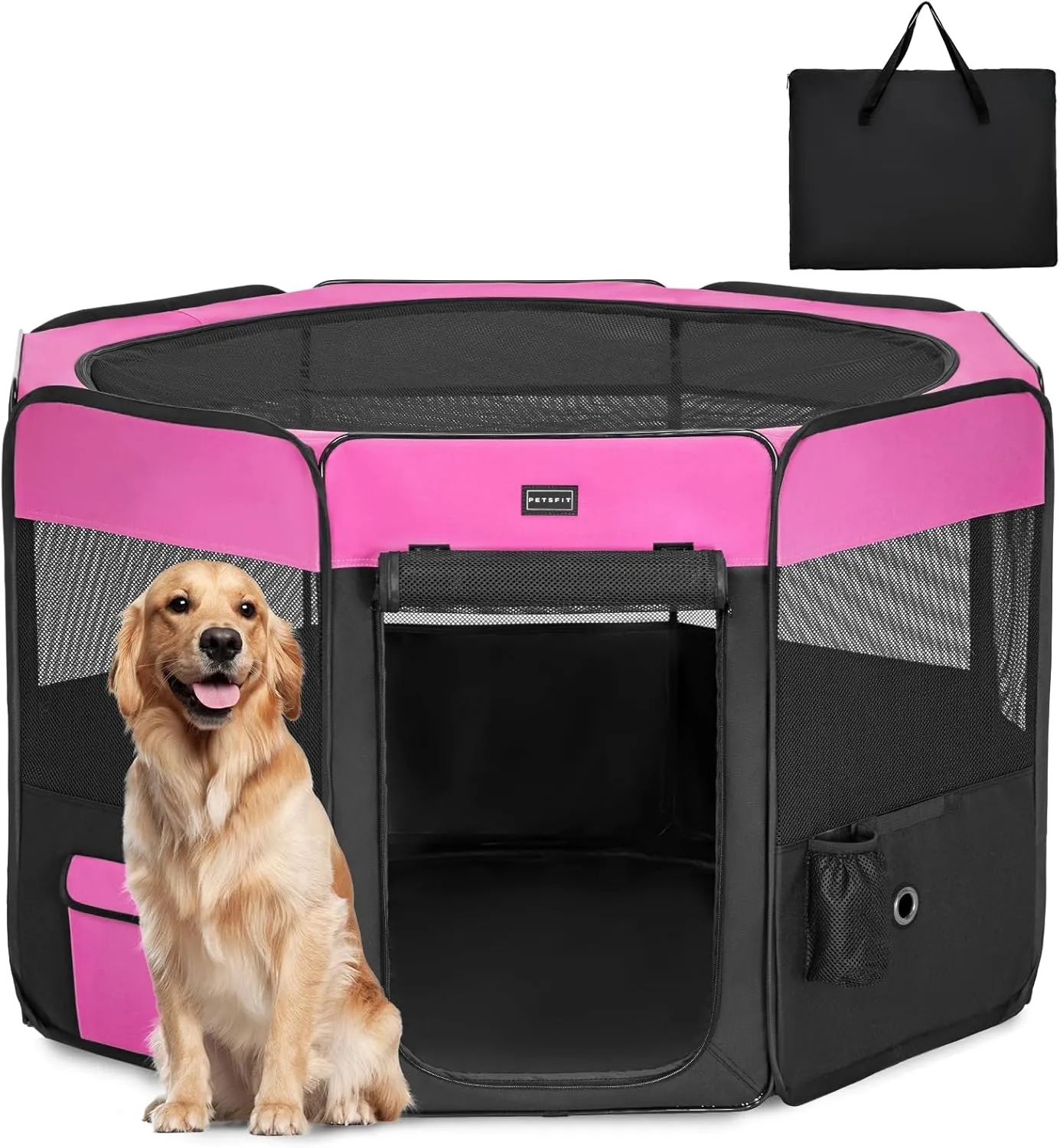 PETSFIT Indoor Outdoor Travel  Pet Playpen