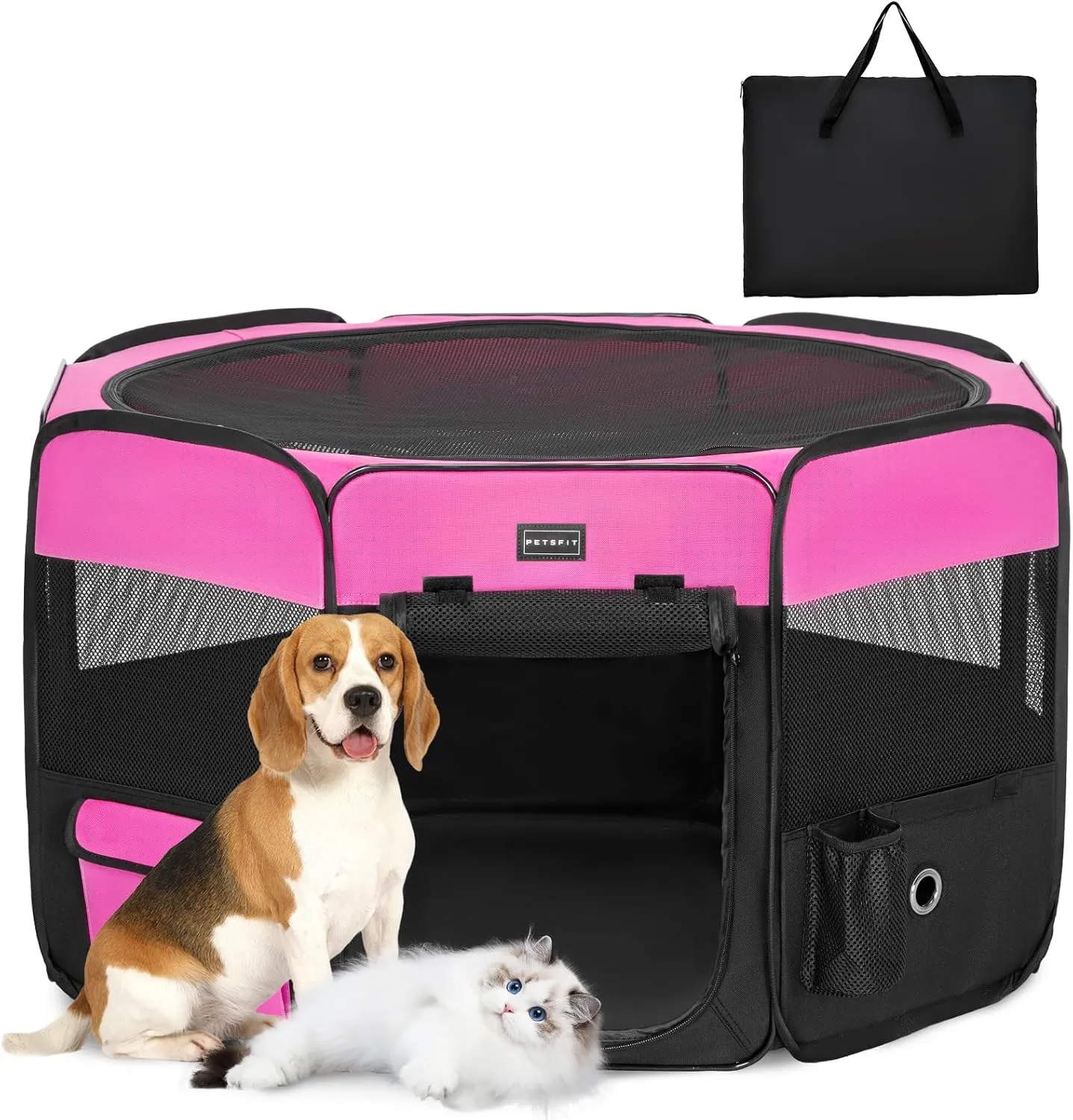 PETSFIT Indoor Outdoor Travel  Pet Playpen
