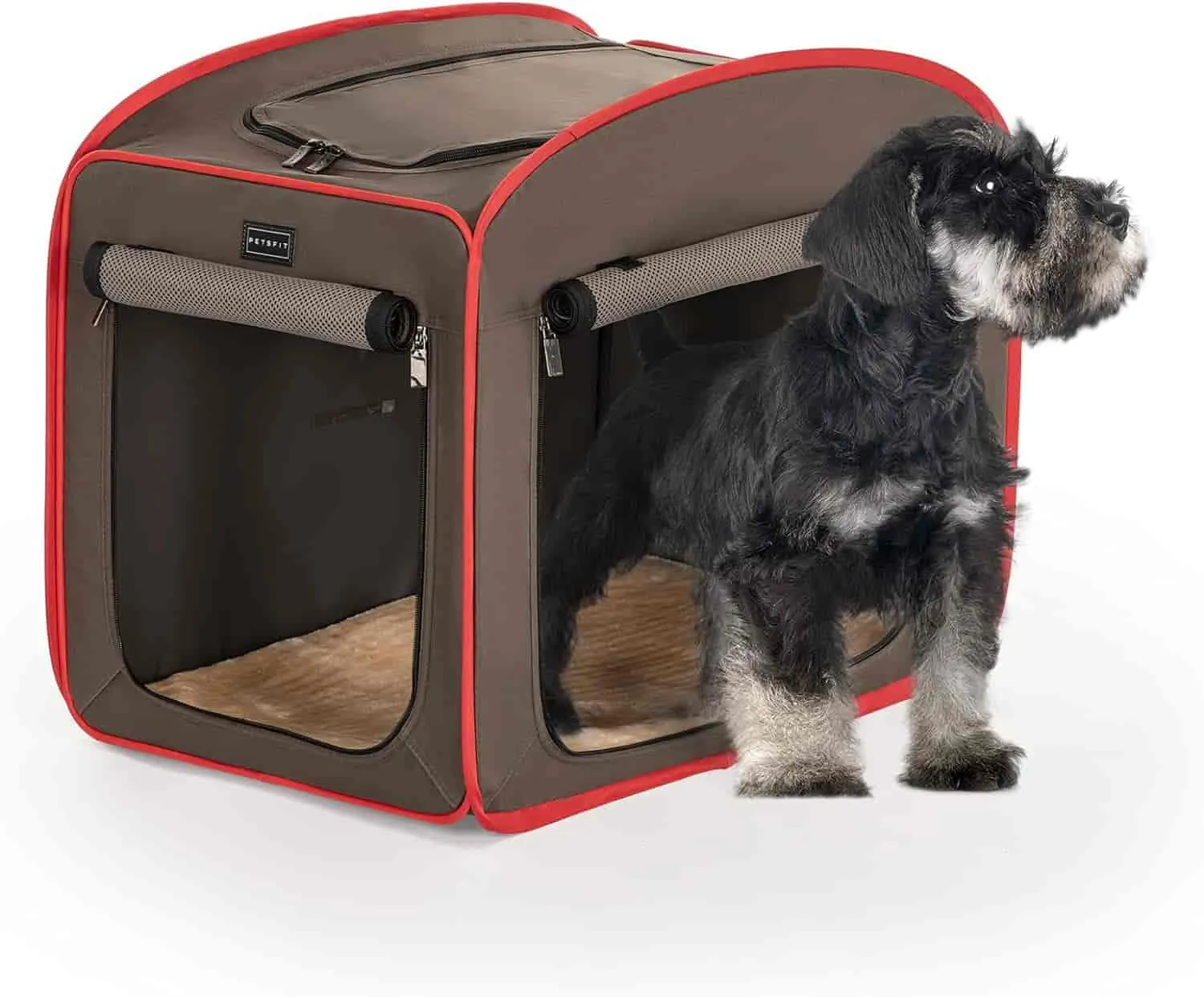 PETSFIT Travel Dog Crate Collapsible Dog Kennel Collapsible