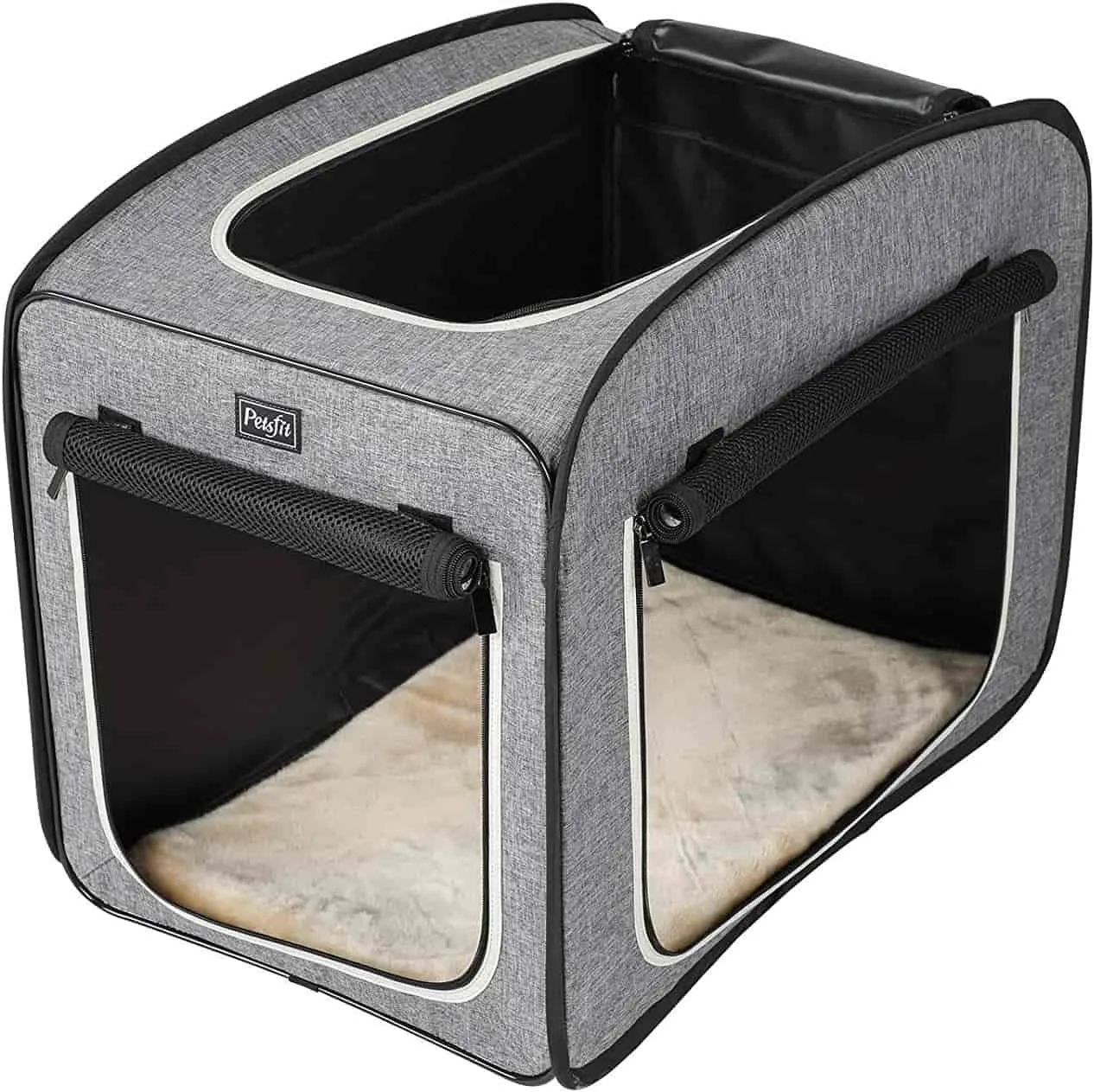PETSFIT Travel Dog Crate Collapsible Dog Kennel Collapsible