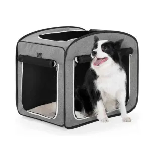 PETSFIT Travel Dog Crate Collapsible Dog Kennel Collapsible