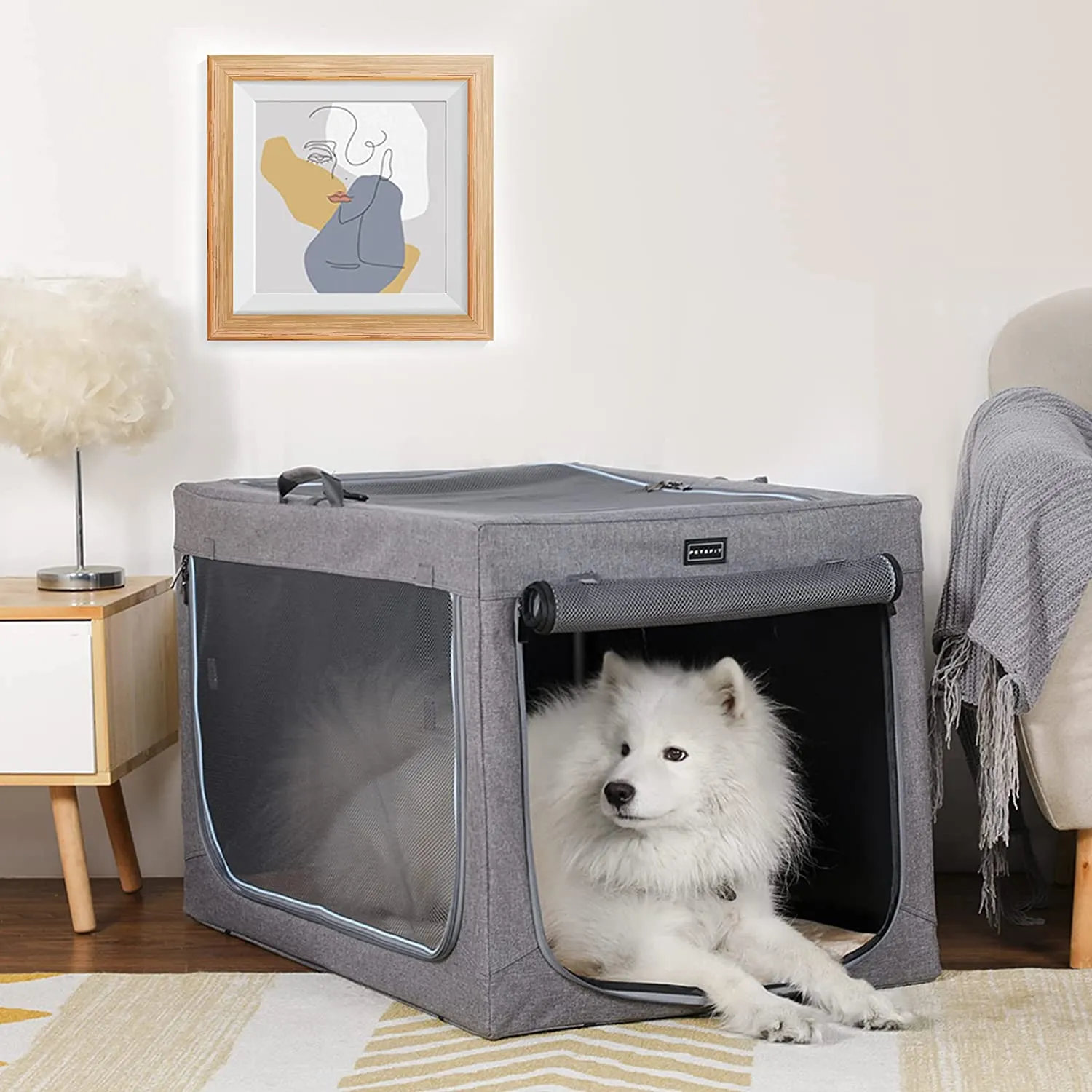 PETSFIT Travel Dog Crate Dog Kennel