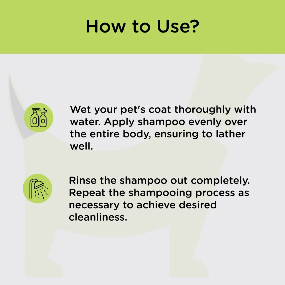 Petvit Anti Tick  Flea Larvae Lice Mosquito Shampoo for Dogs and Cats