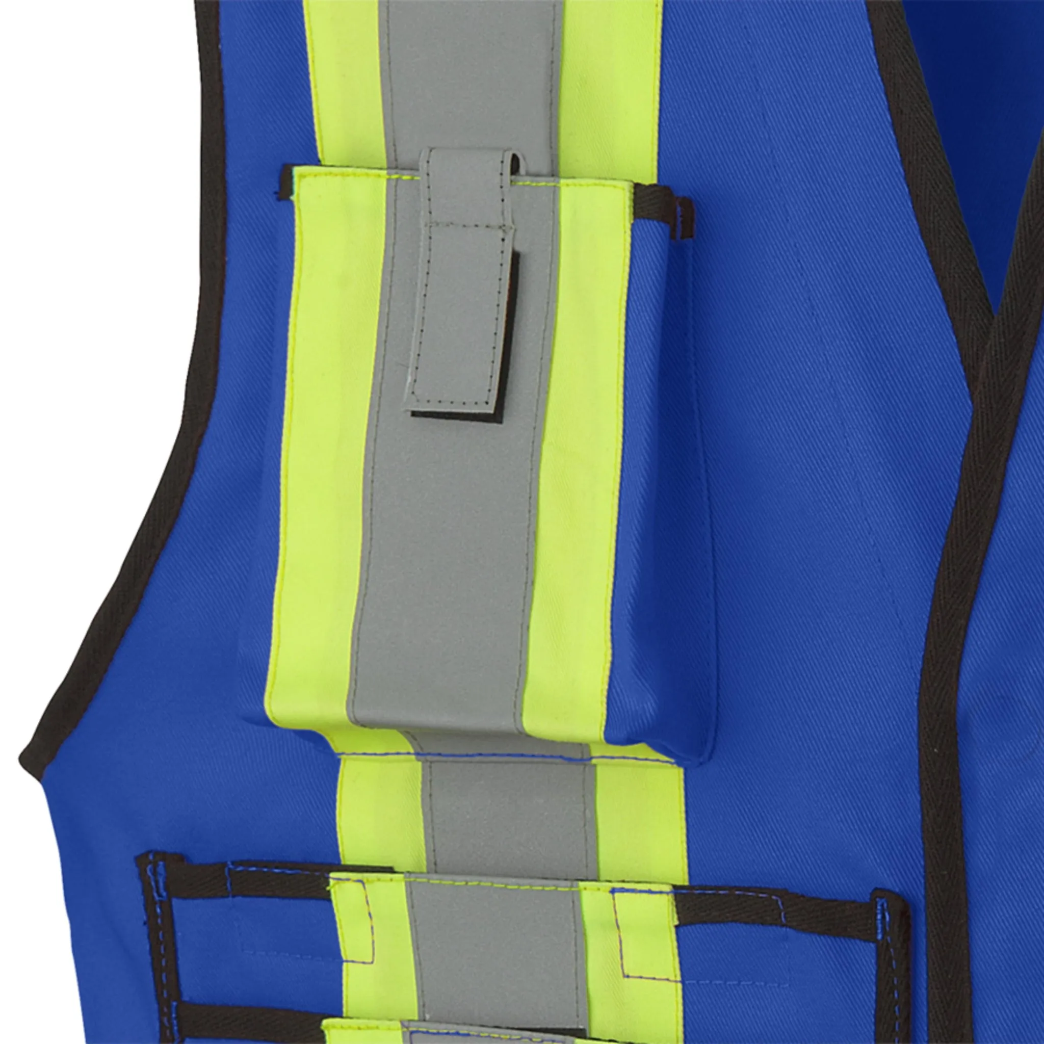 Pioneer Men's Hi Vis FR-Tech® Flame Resistant Work Vest CSA 88% Cotton/12% Nylon, ARC Rated, Reliable & Reflective Safety Vest, FR/ARC | Sizes S-4XL