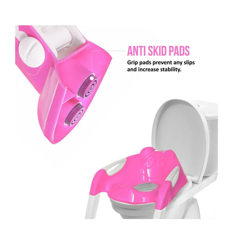Potty Toilet Training Seat With Adjustable Ladder