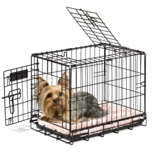 Precision Pet Products 2 Door Great Dog Crates Hard-Sided Black