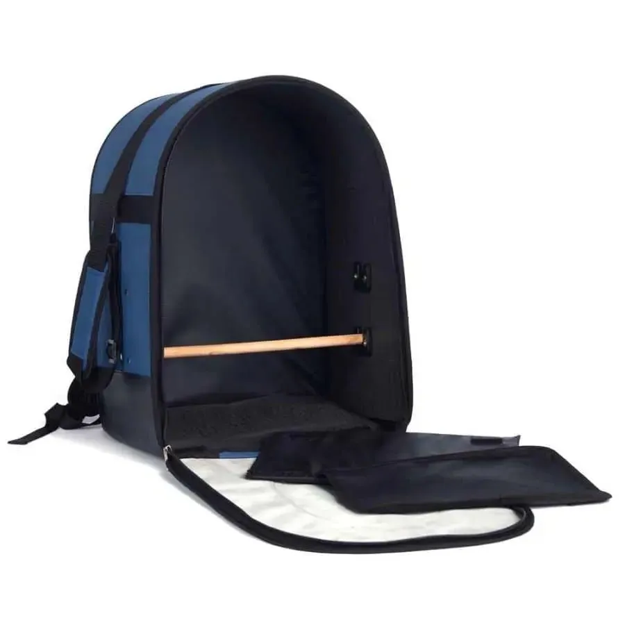Prevue Pet Products Bird Travel Carrier Backpack Blue, Black