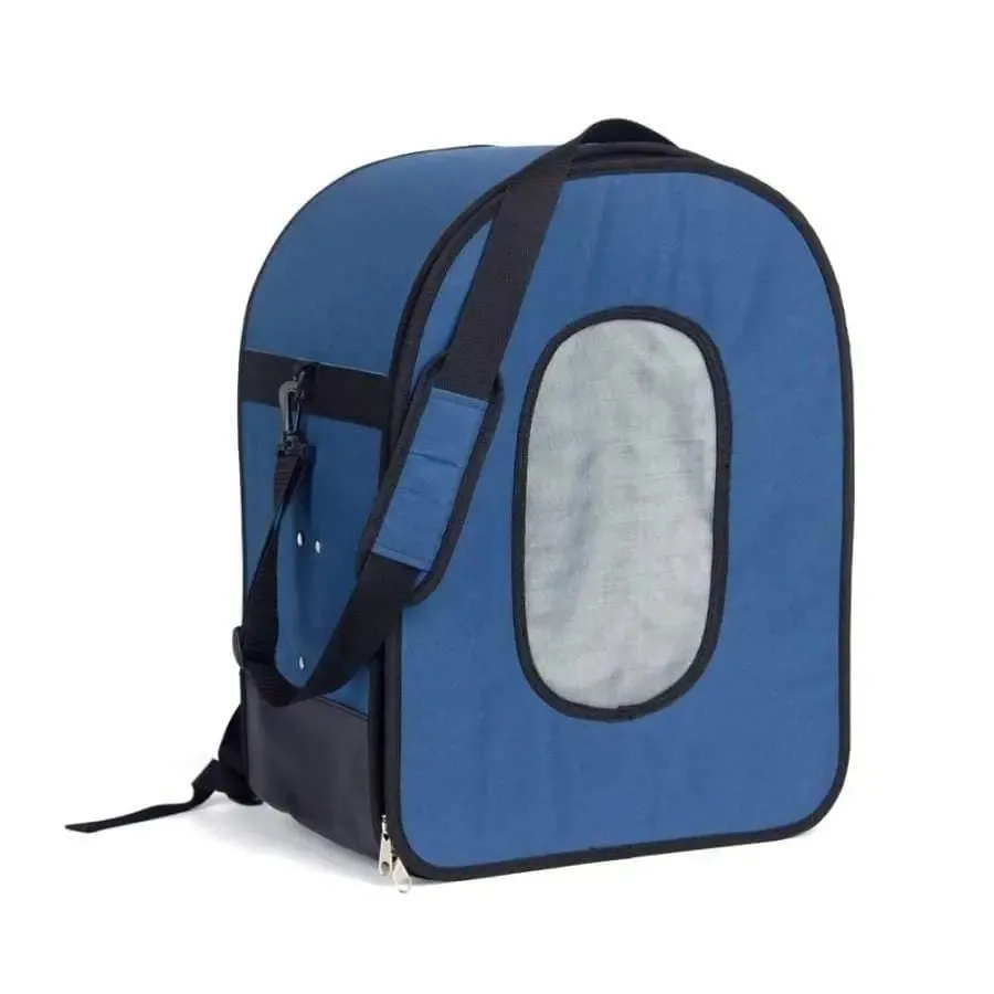 Prevue Pet Products Bird Travel Carrier Backpack Blue, Black