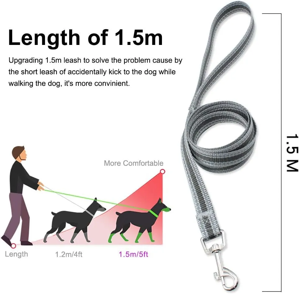 Puppy Harness and Leash Set - Dog Vest Harness for Small Dogs Medium Dogs- Adjustable Reflective Step in Harness for Dogs - Soft Mesh Comfort Fit No Pull No Choke (S, Orange)