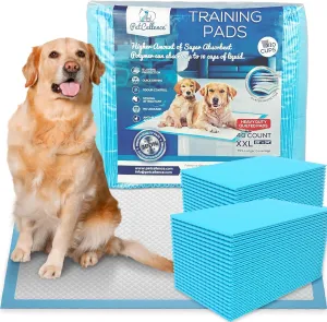 Puppy Pads XL - 28" x 34" Extra Large, Super Absorbent, Leak-Proof Dog Training Pee Pads (40 Count)-Waterproof, Non-Slip with Sticky Tapes, 6-Layer Protection, Odor Control(XL - 28" x 34")