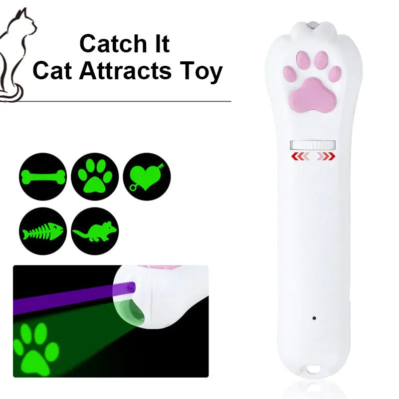 "Catch it" Cat attracts toys (with 5 pattern)